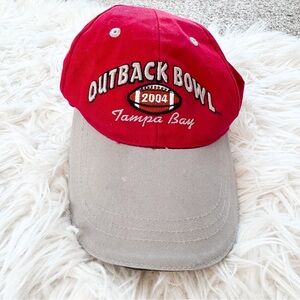 Vintage 2004 Outback Bowl Tampa Bay Y2K Adjustable Football Cap